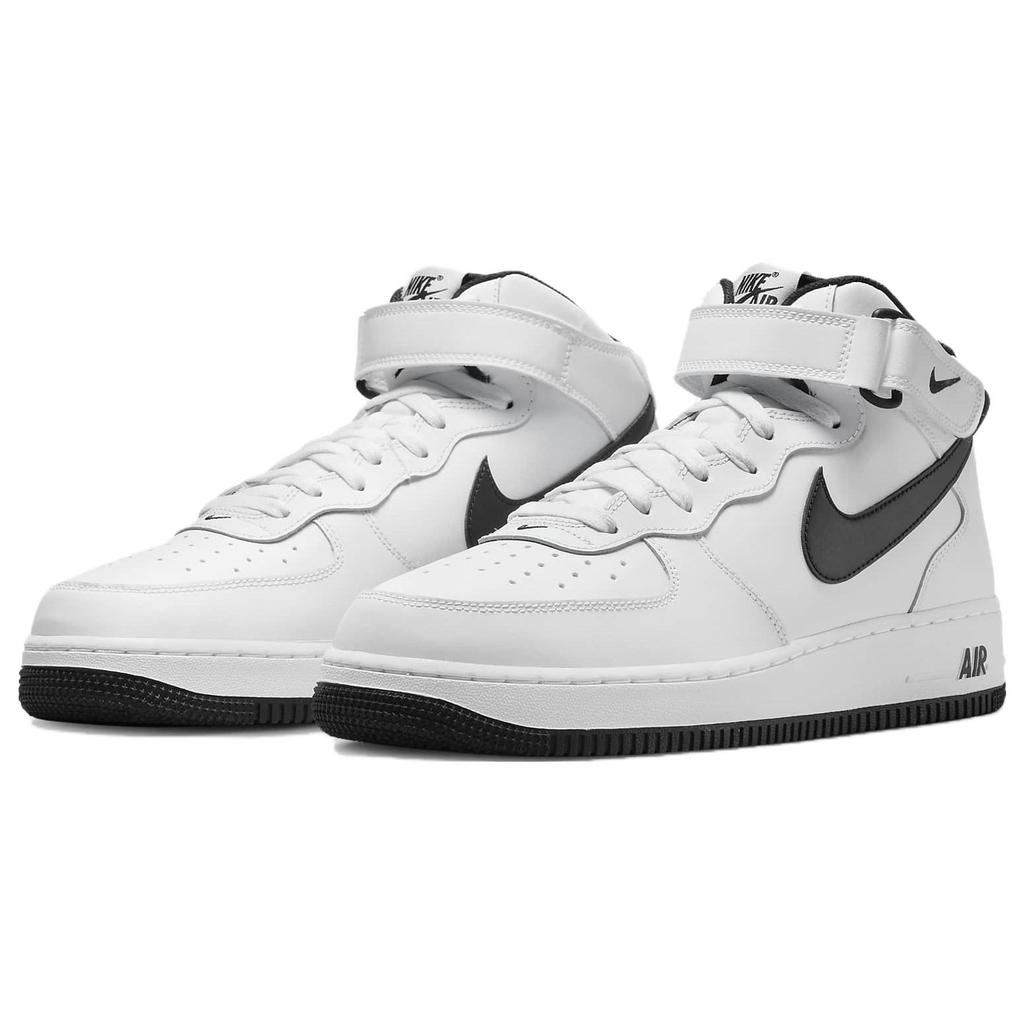 New Nike Air Force 1 Mid White Black 2023 DV0806-101