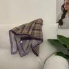 Cotton and linen headscarf small square scarf 11 * 11cm silk scarf square scarf polka dot silk scarf ribbon thin soft high-end silk scarf
