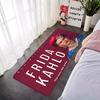 Doormat Flannel Floor Mat Indoor Foot Rug F-Frida K-Kahlo Bedside Mats Kitchen Corridor Absorbent Carpet Ideal for Balcony Decor