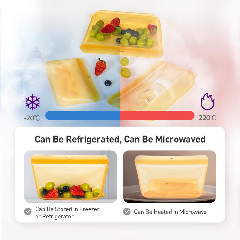 Philips Avent Silicone Food Friut Storage Bag 500ml/1000ml/1500ml