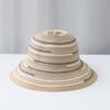 Hat Women's Summer Foldable Sun Hat Rainbow Striped Cloth Hat Sun Protection Beach Hat Vacation Idyllic Bucket Hat