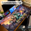 Large Mouse PadMy Hero Academia Custom Name Text Personalized Desk Mat Non Slip Gaming Pad