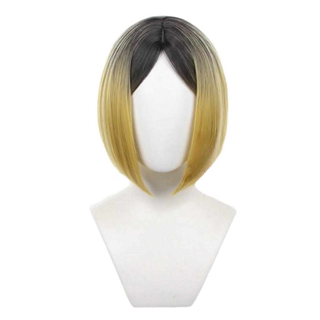 Sizuuenn Haikyu!! Kozume Kenma Wig, Heat-Resistant, Cosplay Wig with Net, Perfect for Events, School Festivals, Cultural Festivals, and Photo Shoots
