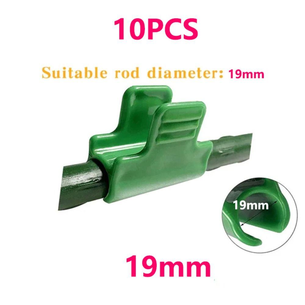 10Pcs Shading Frame Support Greenhouse Film Clamps Shed Row Cover Garden Tarpaulin Clamp