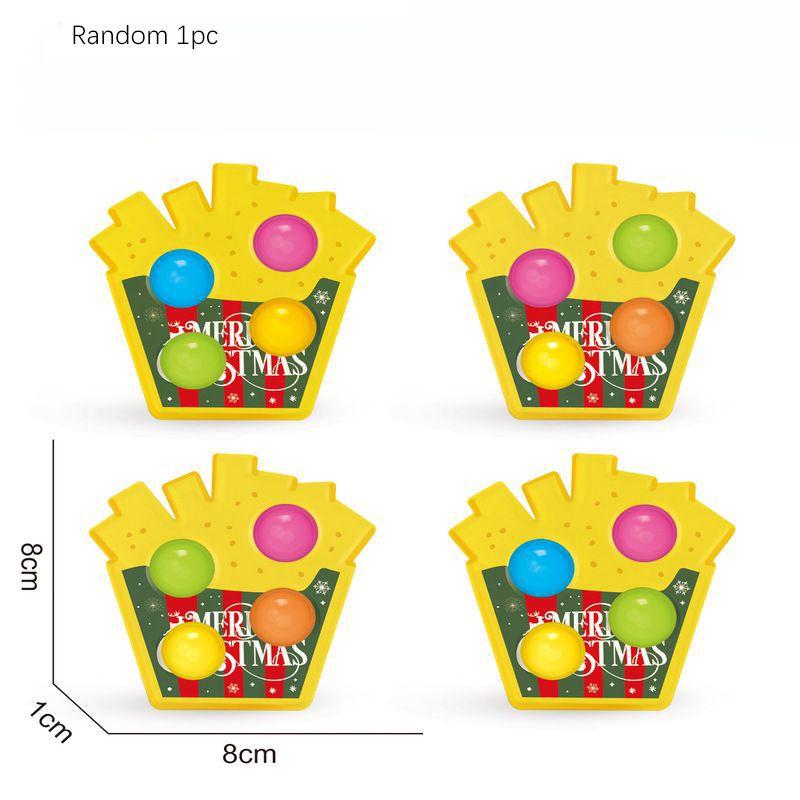 Delightful Christmas Pop It Fidget Toy Featuring Colorful Design For Stress Relief