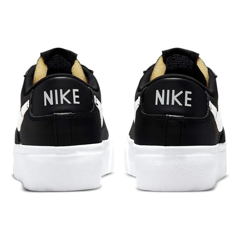 Nike Blazer Low Platform Black White Women's Sneakers Skateboard Shoes DJ0292-001