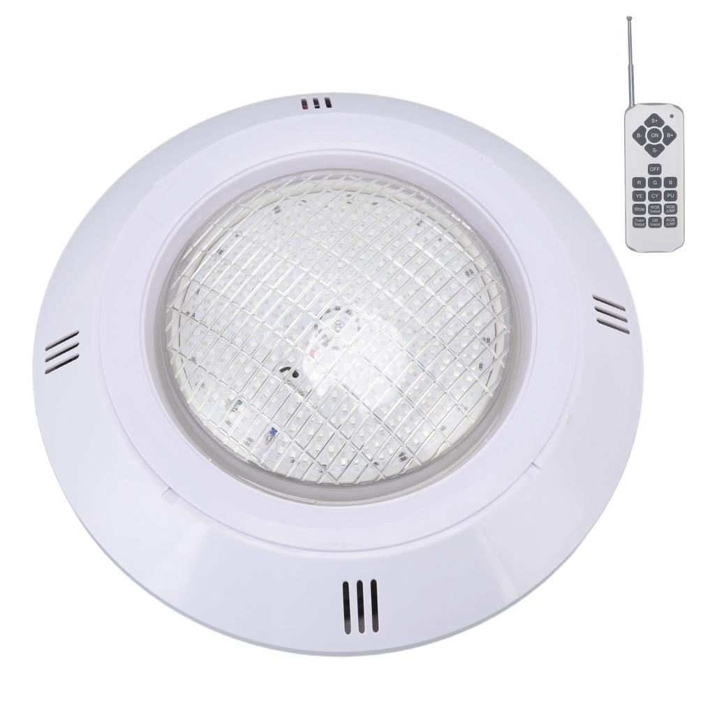 Pool LED Lights AC12V RGB Colorful IP68 Waterproof Remote Control High Transmittance Durable ABS