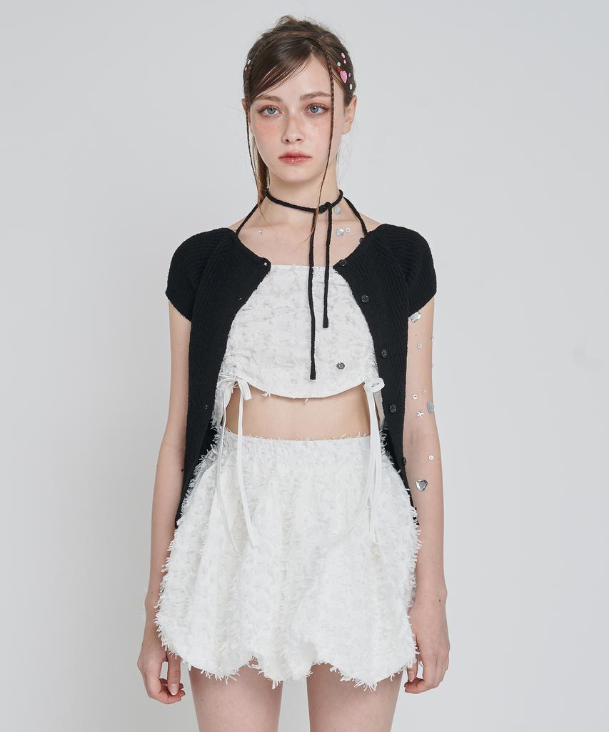 UNUSUALNORMAL Rupin 2Way Knit Top_Black