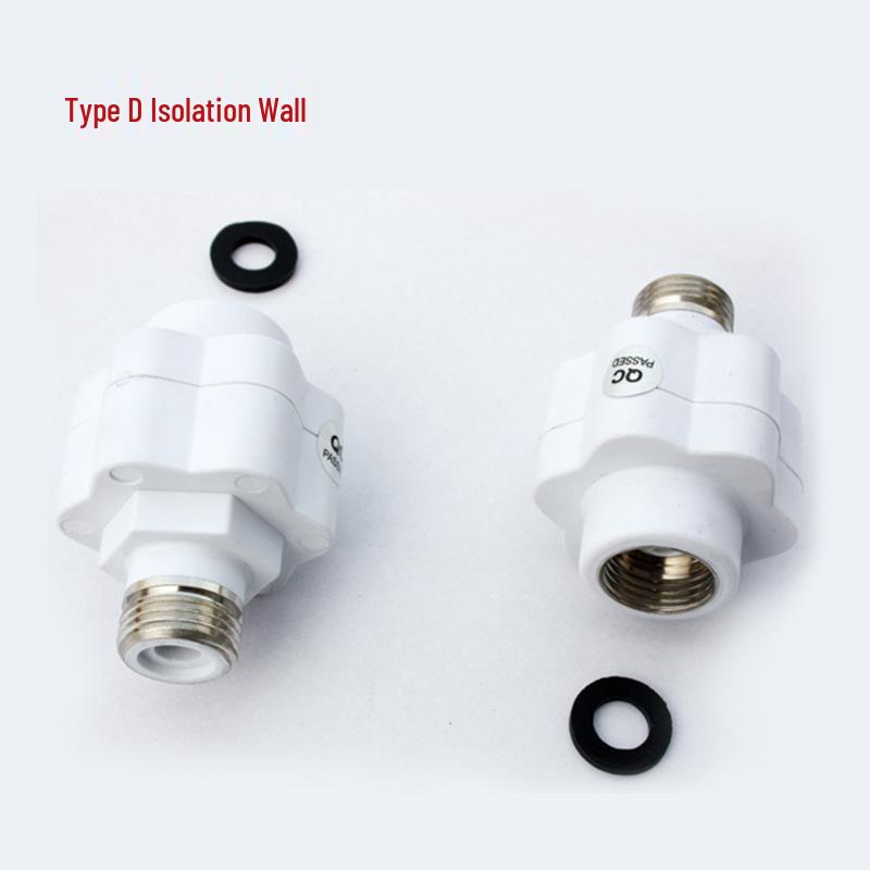 Universal Copper Electric Water Heater Anti-Leakage Device with Isolation Wall and Copper Head