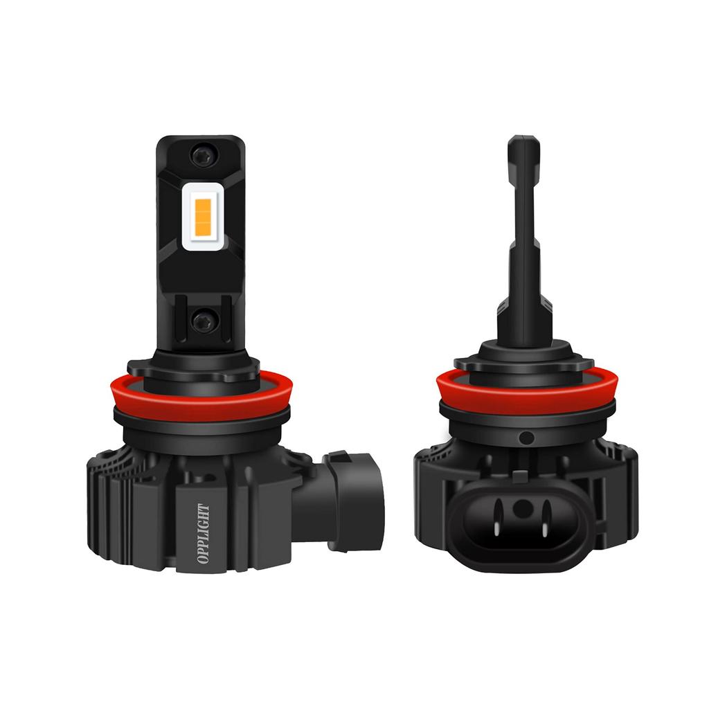 OPPLIGHT H11 LED Fog Lamp Lemon Yellow Pale Yellow 3000K