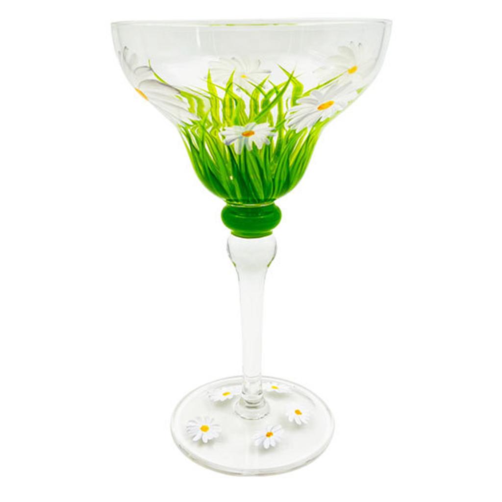 Malowany kieliszek do wina Margarita Kryształowy kieliszek Ręcznie malowany kieliszek do koktajli Alicia Home Kielich do domowego baru Przyjęcie weselne Dropship
