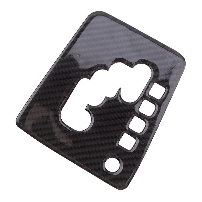 Interior Console Gear Shift Panel Trim Cover Decor Carbon Fiber Fit For Subaru Forester 2008 2009 2010 2011 2012 Left Hand Drive