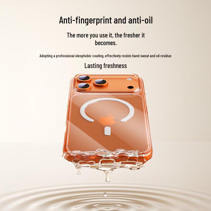 BIAYIAS MagSafe Clear Airbag Anti-fall iPhone Case
