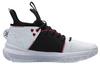 Li Ning Slip Resistant Abrasion Resistant Mid top Basketball Shoes Men's Black White ABAP079-1