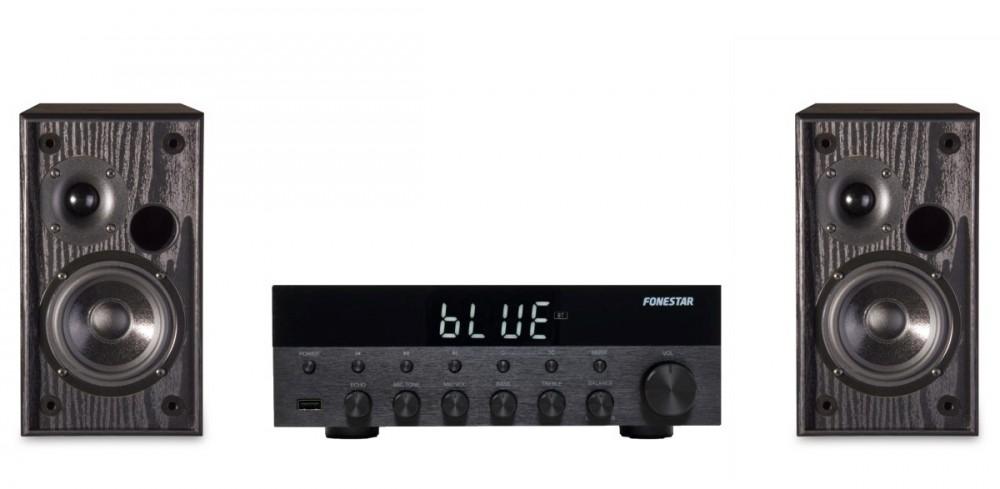 

Zestaw audio ST1 - Amplituner Hi-Fi 2x15W Bluetooth / Radio FM / USB Fonestar AS-1515 + Kolumny AQ Tango 93 CZARNY, Acoustique Quality чорний
