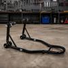 Resistant Rear Stand | Heavy-Duty Iron Tubing, Motorcycle Paddock Stand, Stable