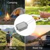 Lightweight Titanium Lunch Box with Foldable Handle, Leakproof Design Ideal for Camping, Hiking, and Outdoor Adventures