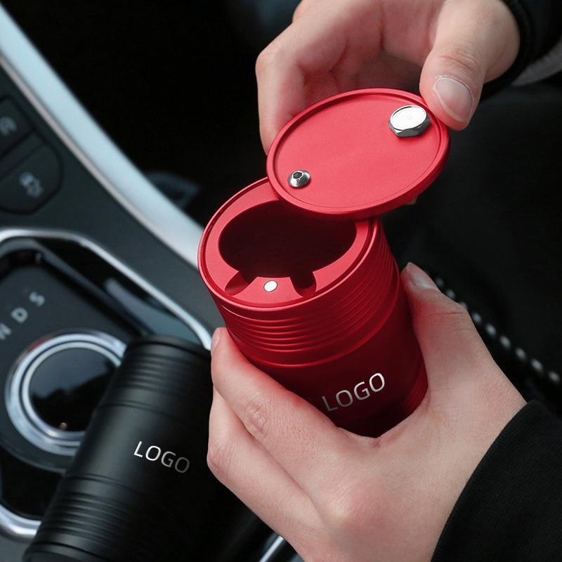 Car Interior Aluminum Alloy Ashtray Cigarette Ash Holder Cup For Opel Astra Grandland Corsa Mokka Frontera Insignia Zafira Karl