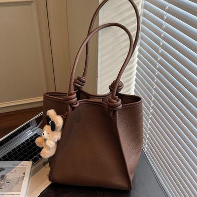 Large-capacity Commuter Tote Bag Women's Autumn New Fashion Shoulder Bag Simple and Casual