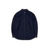 MLB New York Yankees FW22 Letter Logo Heart Pattern Decorative Polo Denim Casual Long Sleeve Shirt Unisex shirts Navy-Blue 3ADRH0124-50NYD
