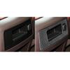For Chevrolet Silverado 1500 2014-2018 Real Carbon Fiber Sticker Rear Storage Control Panel Car Ide Decorative Accessories