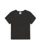 SNOWPEAK APPAREL Ribbed Women'S Short Sleeve T-Shirt (S26Mwfts39) Charcoal