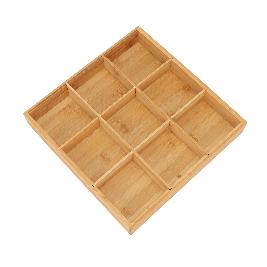 Snack Serviertablett Bambusbrett Lackfrei Sicher Umweltfreundlich Unterteilt Trockenobst Servierbehälter