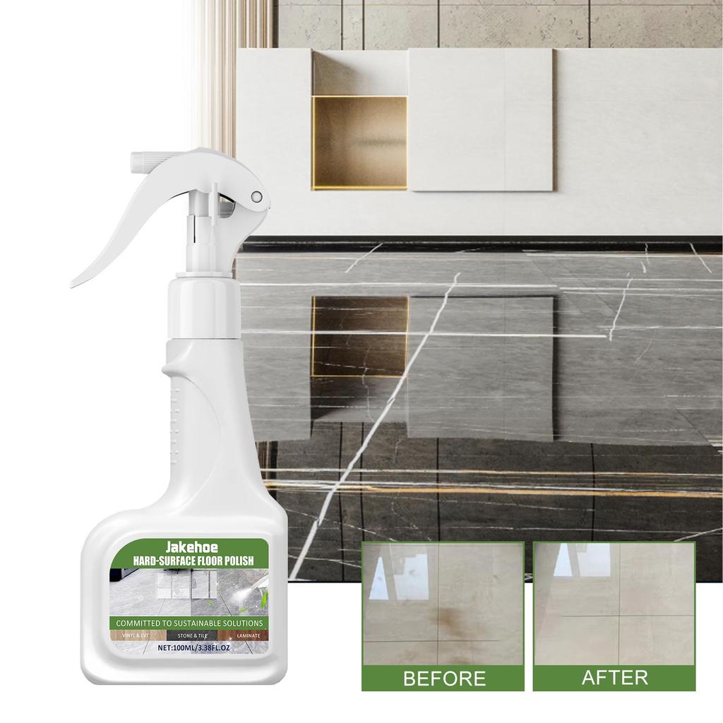 Jakehoe Stein- & Fliesenpolitur 100ml | Stellt Glanz wieder her, Entfernt Flecken von Küchenarbeitsplatten, Badezimmerböden & Toiletten