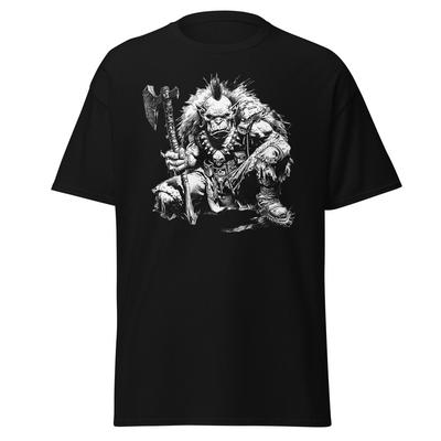 Fantasy Bojovník Ork Goblin Unisex Tričko