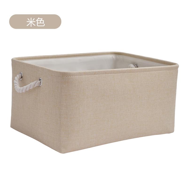 2025 New 8/15/27L Large Capacity Folding Storage Basket Fabric Clothes Storage Box Toy Storage Box Saves Space