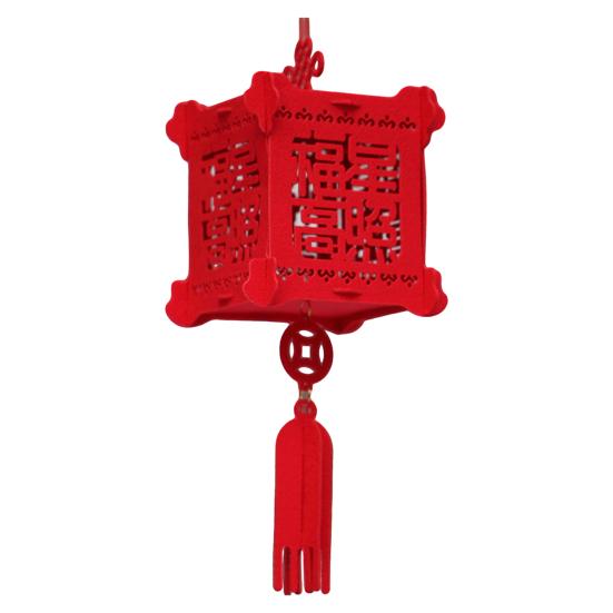 Китайский Новый год красный бумажный фонарь водостойкий фонарь с персонажем «Фу удача» Весенний фестиваль вечерние праздник домашний декор