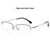 Summer Lightweight Titanium Half-Rim Business Glasses for Men and Women - Anti-Blue Light Myopia Protection