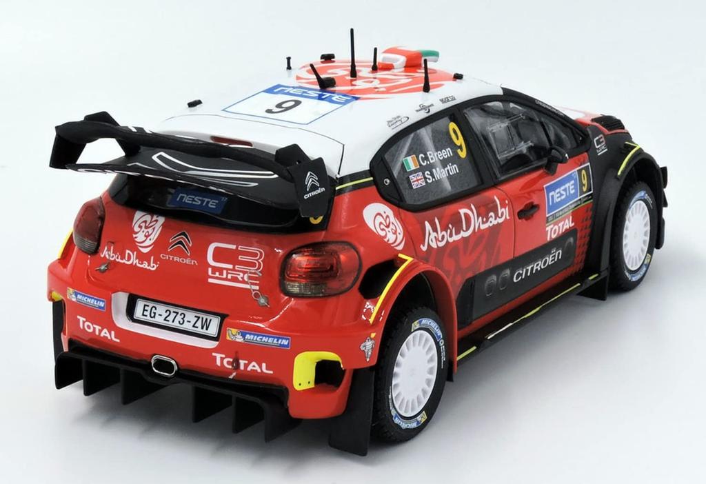 Platz Belkit Citroen C3 WRC 2017 Finland Rally Plastic Model BEL018 1/24 (Gravel Specification)