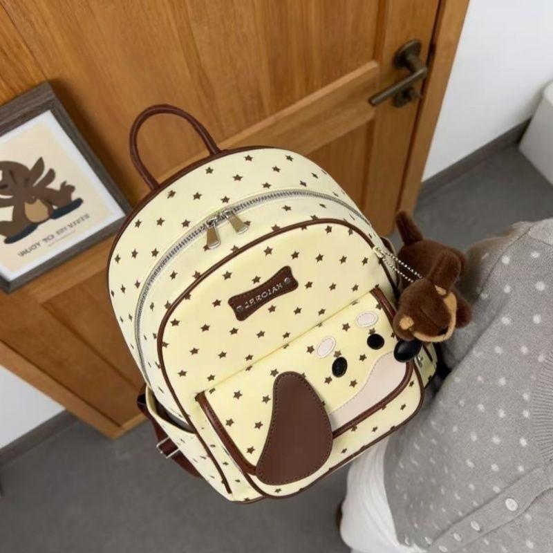 Canvas Dog Backpack For Women With Large Capacity And Zipper Closure Ideal For Daily Use