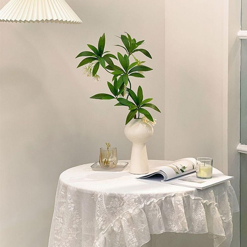 Green Artificial Tenuifolia Ficus Tree Branch Large Fake Plants  Home Garden Party Decor