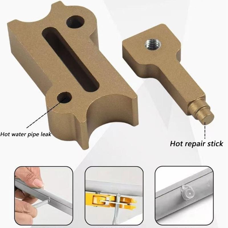 Durability Carbon Steel Leak Fixing Kit With Heat Melting Technology For Broken Pipe Home Garden Water Supply