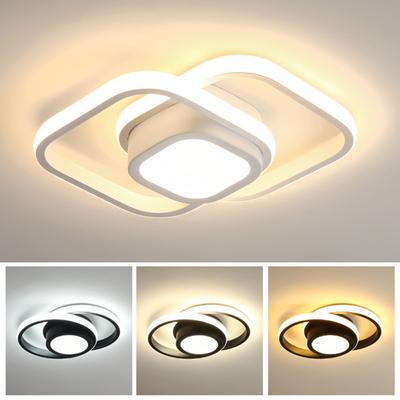 Tricolor LED Ceiling Lamp Modern Dimmable Bedroom Chandelier Nordic Ceiling Lights For Dining Room Living Room Decor Aisle Lamp