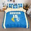 Basketball Star Bedding Set Cute Cartoon Version Of Basketball Star K-Kobe Duvet Cover Pillowcase Twin Queen Size