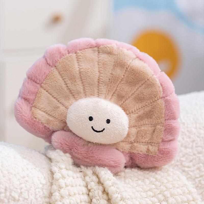 Marine Life Series Plush Doll Pendant - Stuffed Toys Octopus Crab Turtle Seahorse Clam Oyster Lobster Educational Gift for Kids