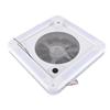 RV Roof Vent Fan 12V 360x360mm 10 Blades Dual Mode Air Inlet Outlet 4 LED Light for Camper Van Trail