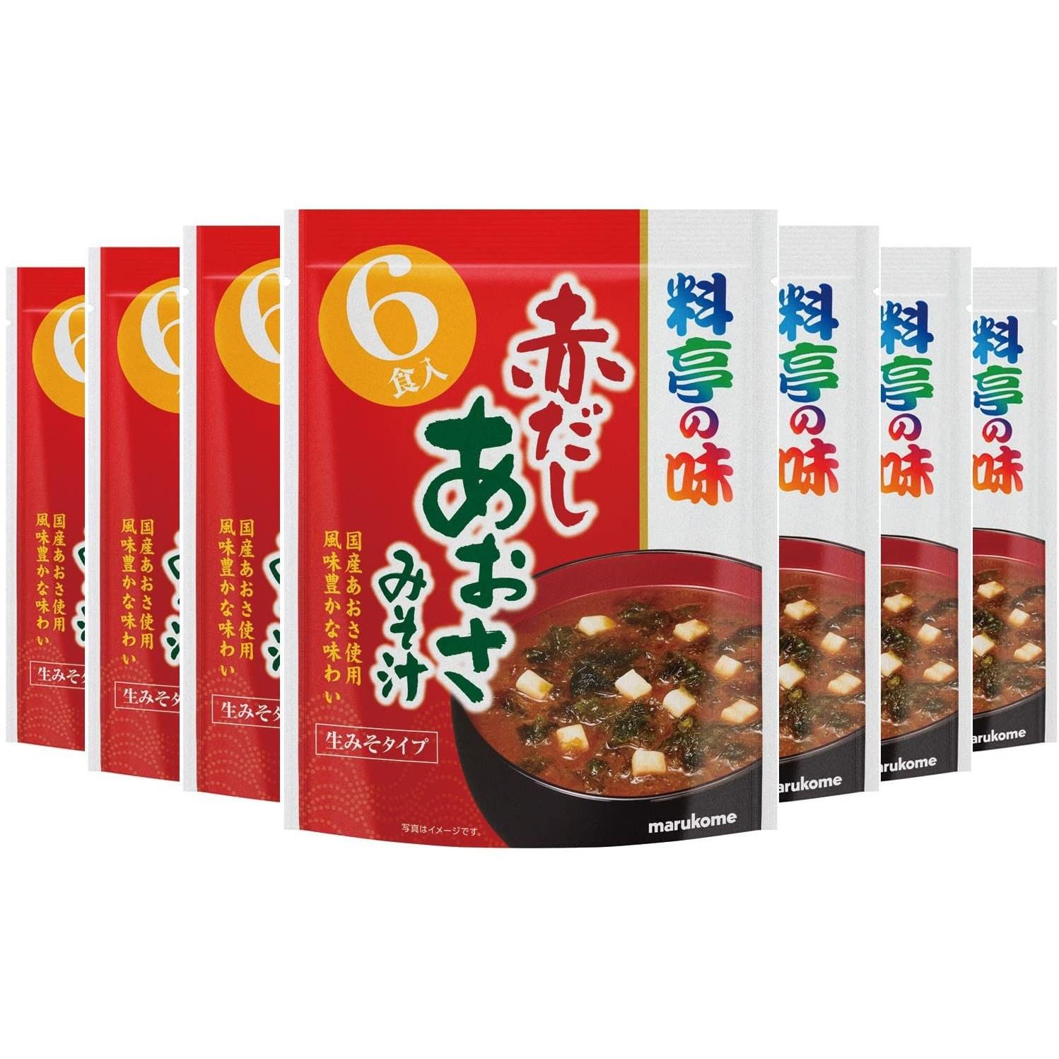 Marukome Bulk Pack Ryotei no Aji Red 7 pieces