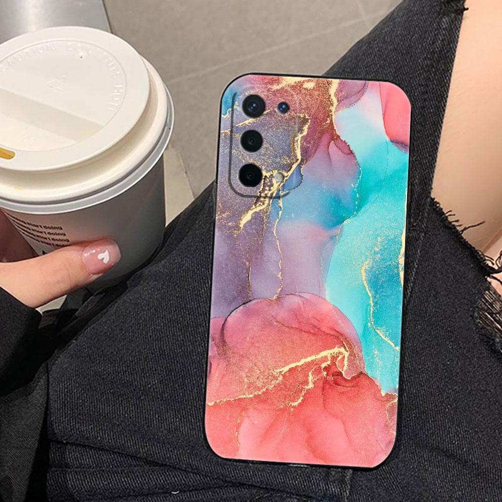 Aquarellmalerei Marmor Handyhülle Für OPPO F31 A5X A6X A5 A6 A17 A16 A38 A53 A54 A55 A57 A58 A60 A74 A78 A92 A93 A94 Hülle