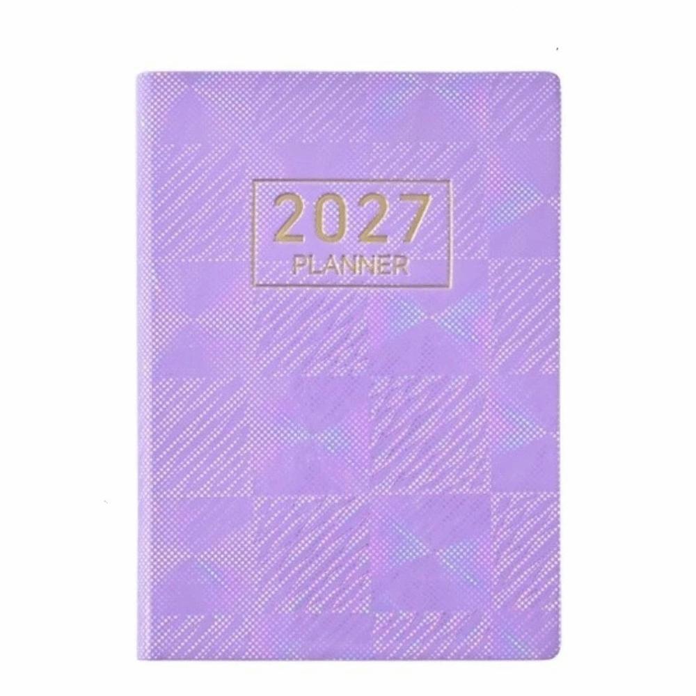 Lederhülle A7 Terminplaner Termin-Taschenplaner Mini 2027 Agenda Buch Studenten