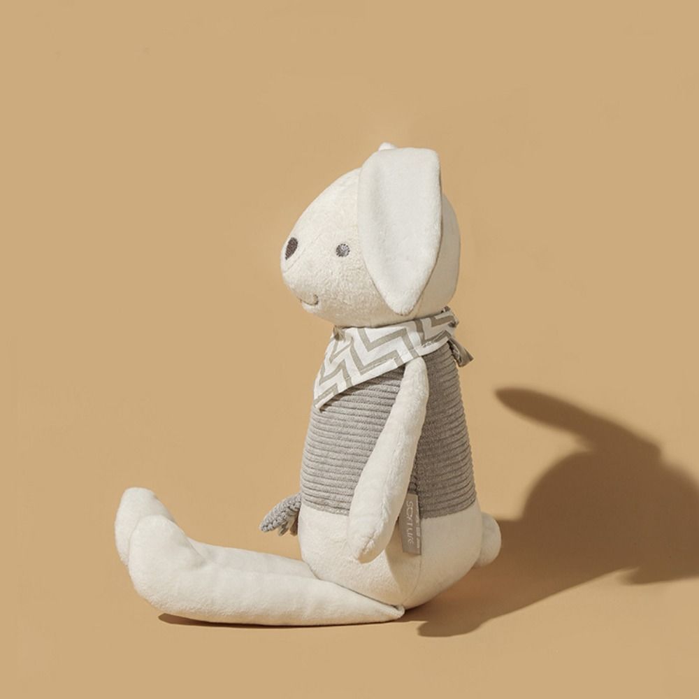 Soft Plush Rabbit Doll Cute Style Stuffed Animal Bed Doll Cute Doll Baby Toys