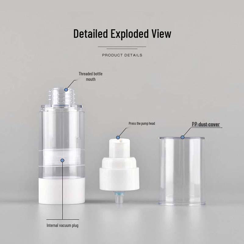 Slender Vacuum Lotion & Spray Bottles - 10ml, 15ml, 50ml, 100ml