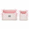 Square Storage Box Strawberry Pattern Cosmetics Snacks Organizer Storage Basket  Home Decoration