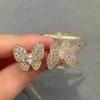 New Double Butterfly Ring - Women's Exquisite Elegant and Stylish Vintage Open Ring for The Index Finger