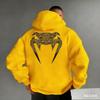 Men  Hoodie Fitness Training Sweatshirt Loose Fit Comfortable Sportswear for Daily Boxing Fighting Gym