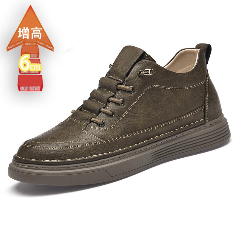 

Мужские новые дышащие кроссовки с высоким верхом мужские ретро с невидимой внутренней платформой мужские туфли увеличивающие рост на 6 см кроссовки средней высоты для повседневной носки 47