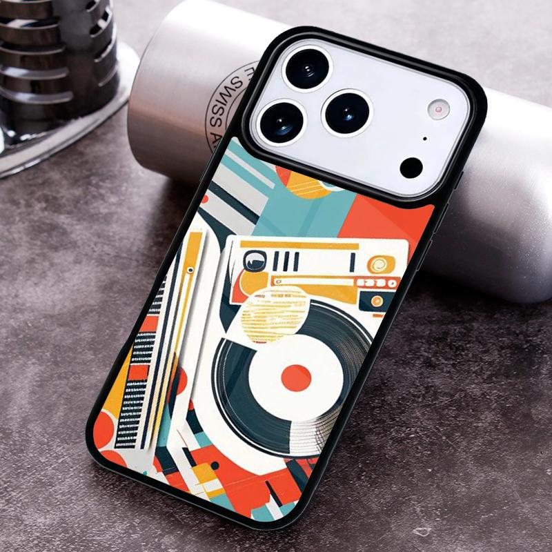 Minimalist Music Lover Phone Case for iPhone 17 16 15 Pro Max Air 14 13 12 11 Plus Shockproof Capa Cover